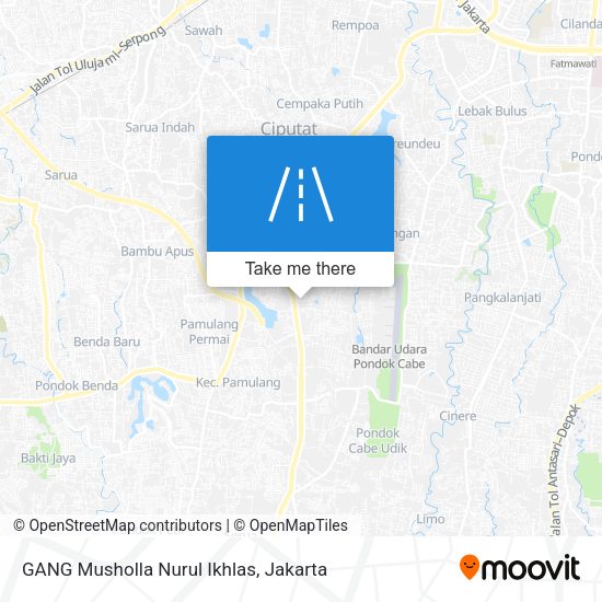 GANG Musholla Nurul Ikhlas map