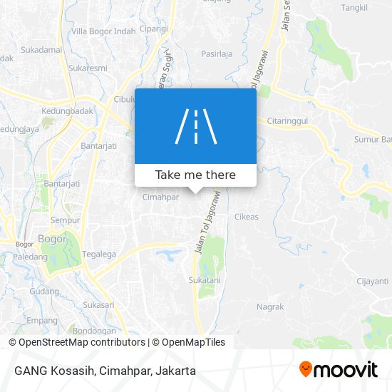 GANG Kosasih, Cimahpar map