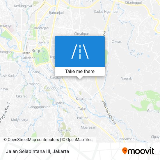Jalan Selabintana III map