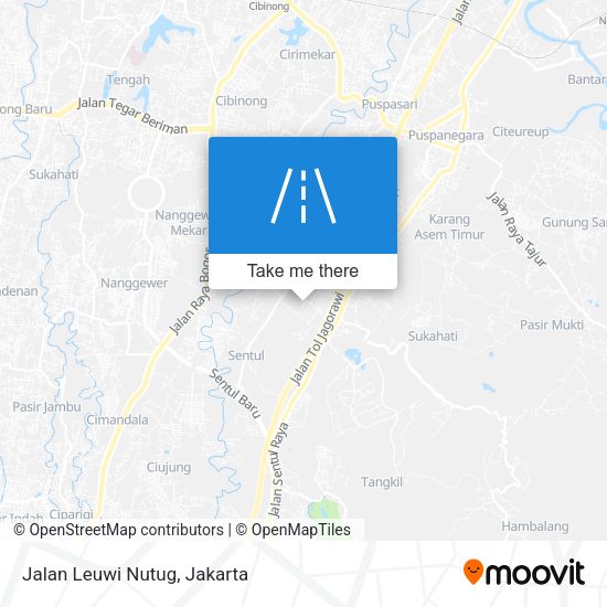 Jalan Leuwi Nutug map