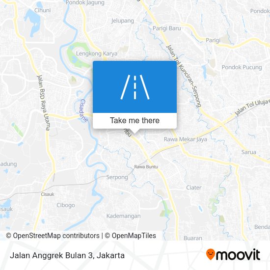 Jalan Anggrek Bulan 3 map
