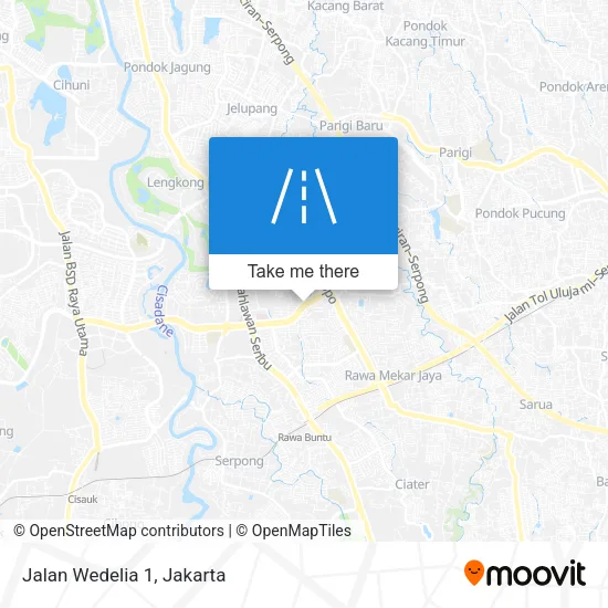 Jalan Wedelia 1 map