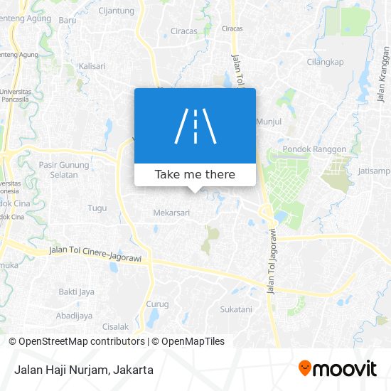 Jalan Haji Nurjam map