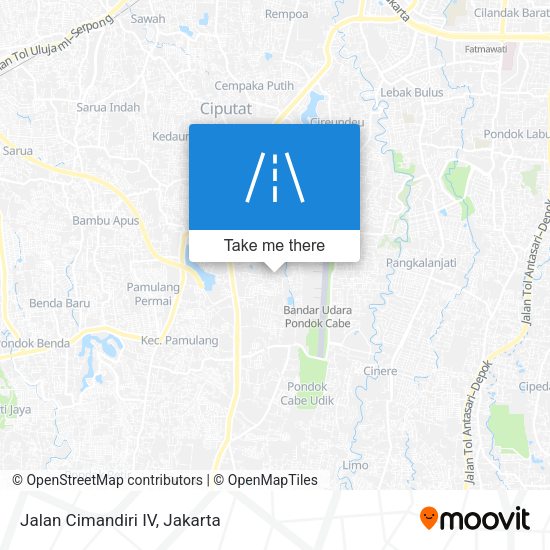 Jalan Cimandiri IV map