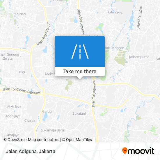 Jalan Adiguna map