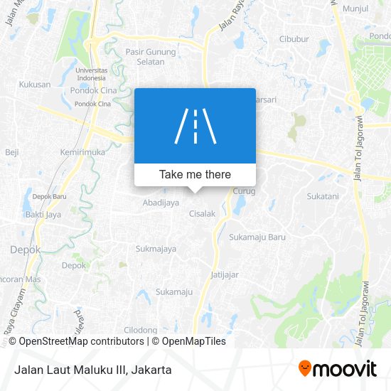 Jalan Laut Maluku III map