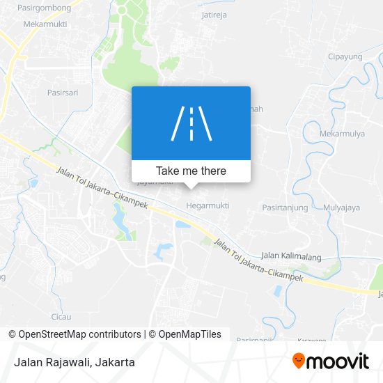 Jalan Rajawali map