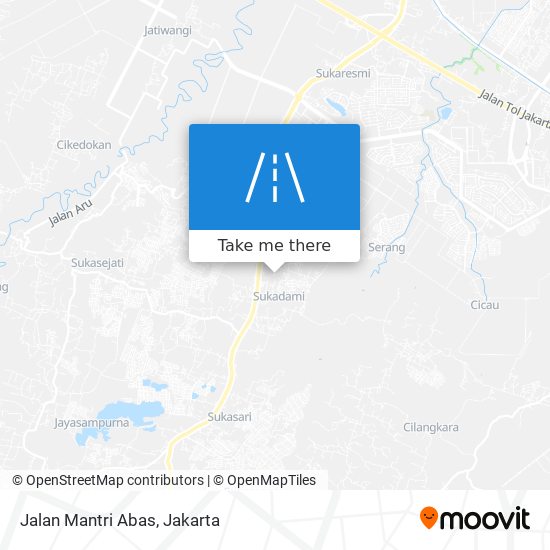 Jalan Mantri Abas map