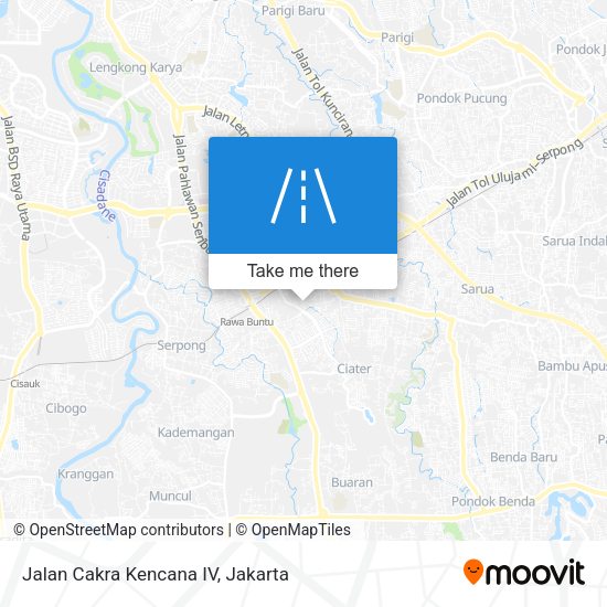Jalan Cakra Kencana IV map