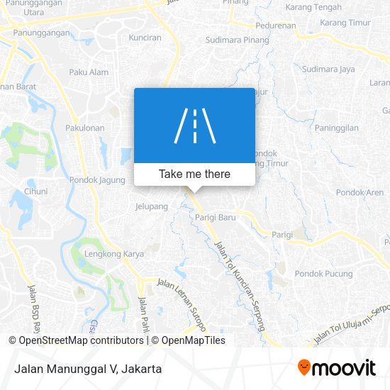 Jalan Manunggal V map