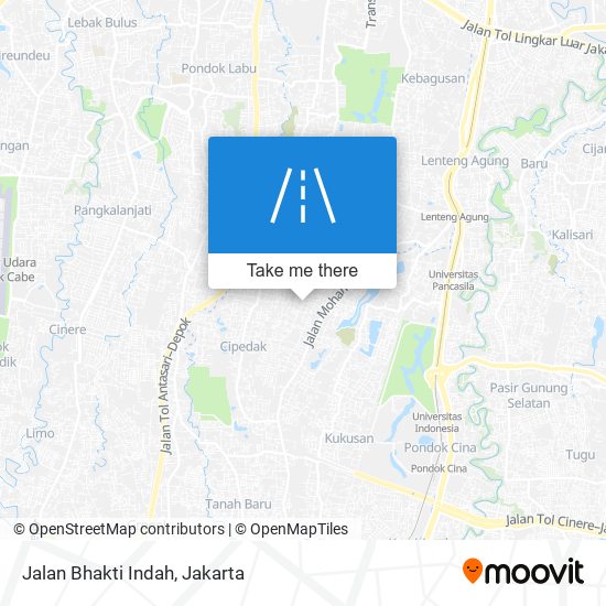 Jalan Bhakti Indah map