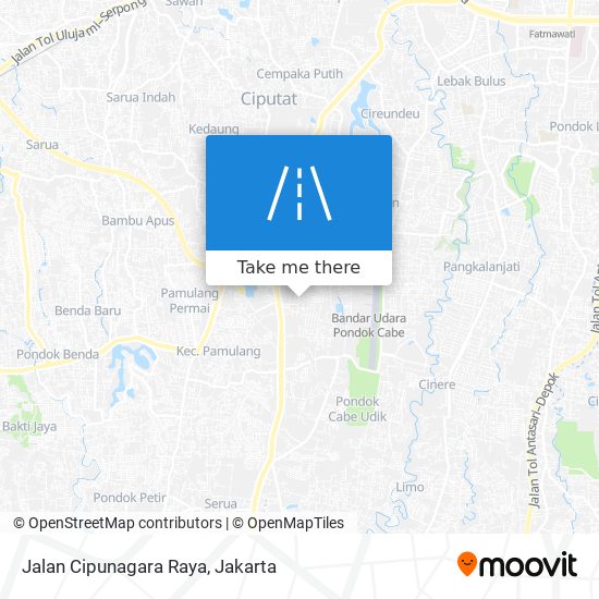 Jalan Cipunagara Raya map