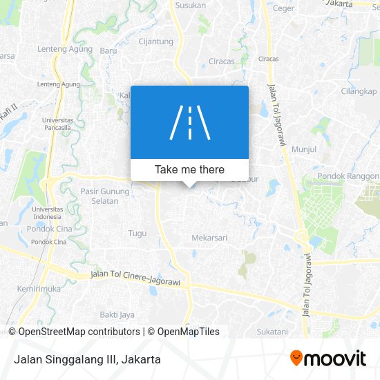 Jalan Singgalang III map