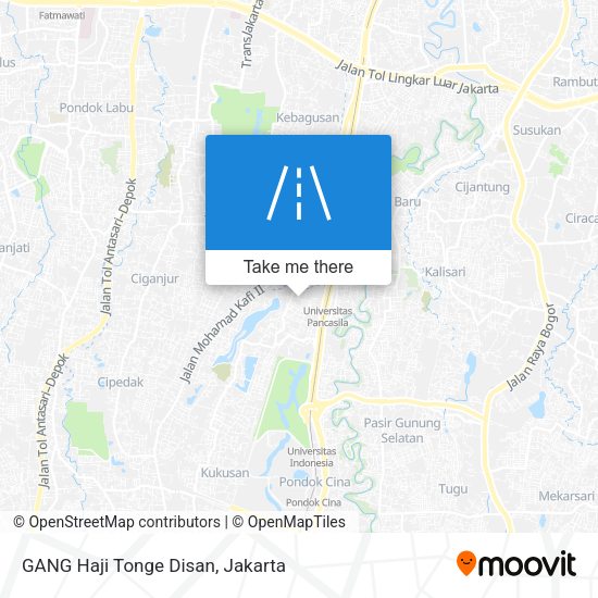 GANG Haji Tonge Disan map