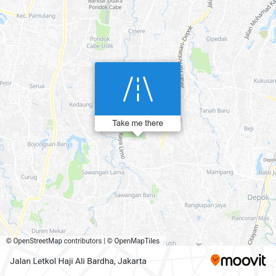 Jalan Letkol Haji Ali Bardha map