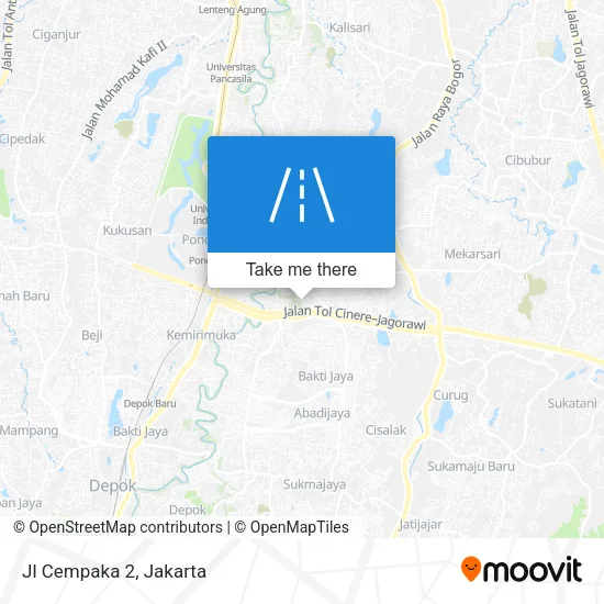 Jl Cempaka 2 map