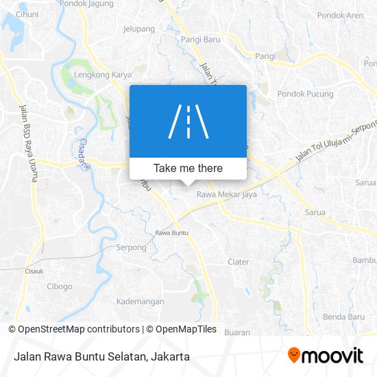 Jalan Rawa Buntu Selatan map