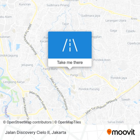 Jalan Discovery Cielo II map