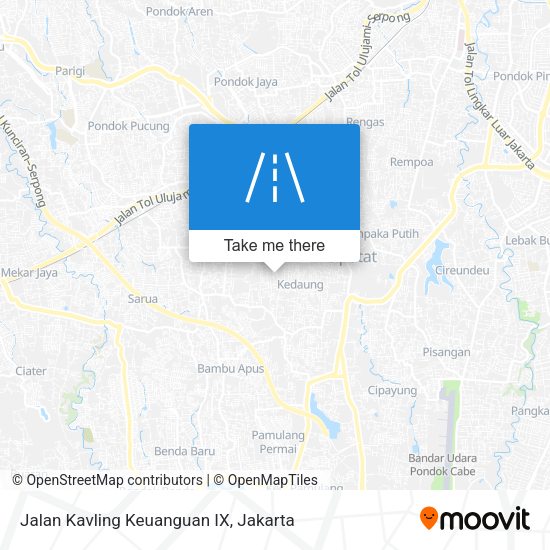 Jalan Kavling Keuanguan IX map