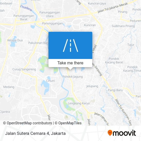 Jalan Sutera Cemara 4 map
