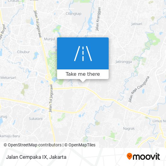 Jalan Cempaka IX map