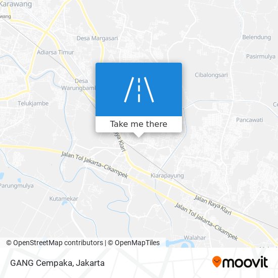 GANG Cempaka map