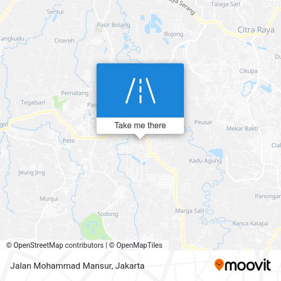 Jalan Mohammad Mansur map