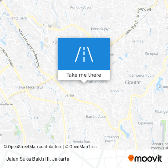 Jalan Suka Bakti III map