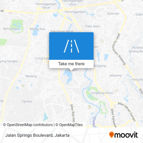 Jalan Springs Boulevard map