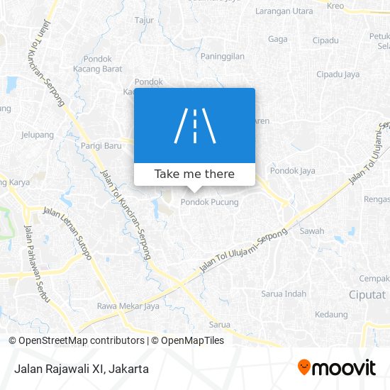 Jalan Rajawali XI map