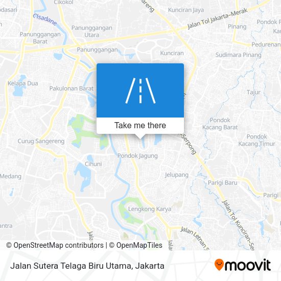 Jalan Sutera Telaga Biru Utama map