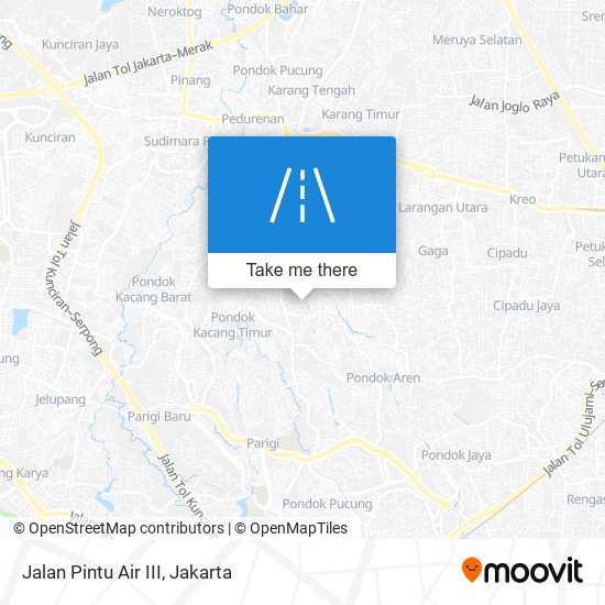 Jalan Pintu Air III map