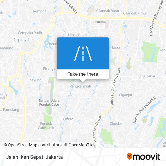 Jalan Ikan Sepat map