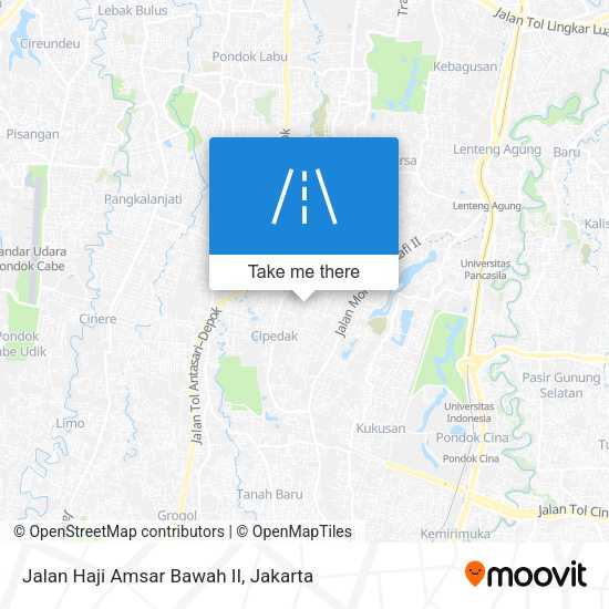 Jalan Haji Amsar Bawah II map