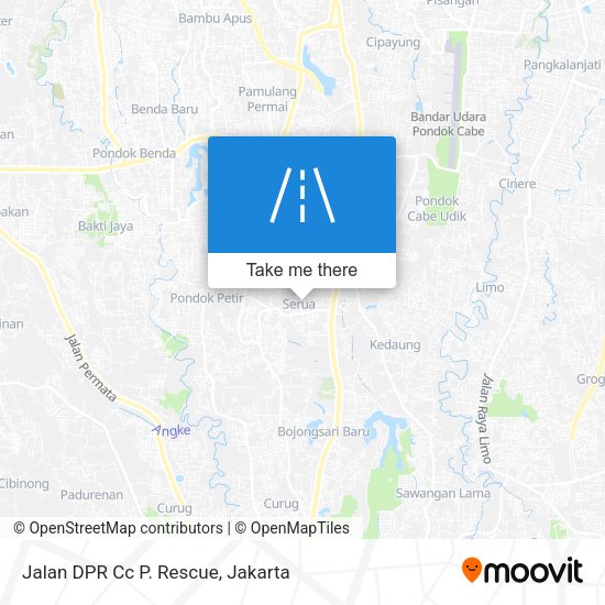 Jalan DPR Cc P. Rescue map