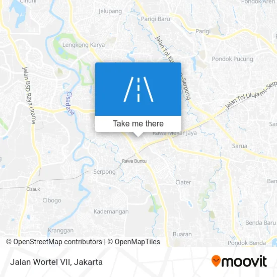 Jalan Wortel VII map