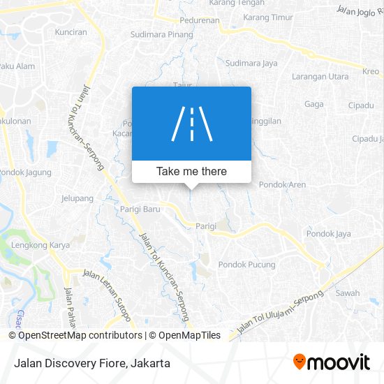 Jalan Discovery Fiore map