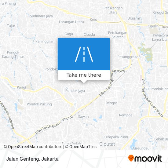 Jalan Genteng map