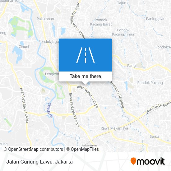 Jalan Gunung Lawu map