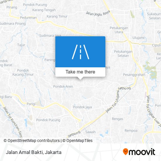 Jalan Amal Bakti map