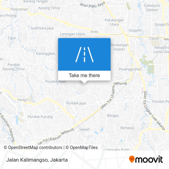 Jalan Kalimangso map