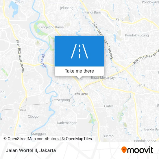 Jalan Wortel II map