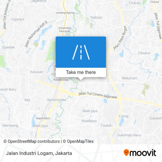Jalan Industri Logam map