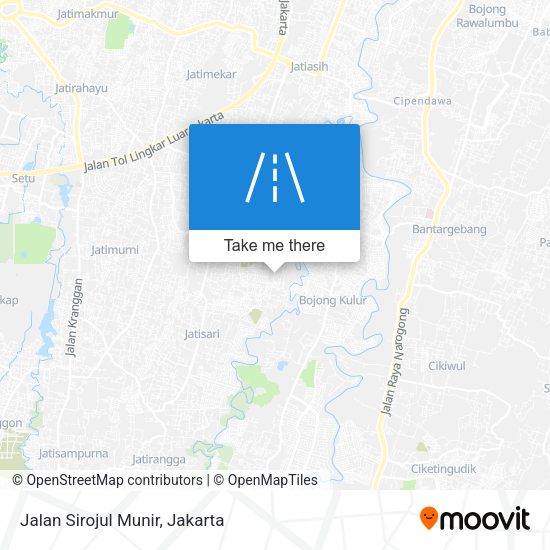 Jalan Sirojul Munir map