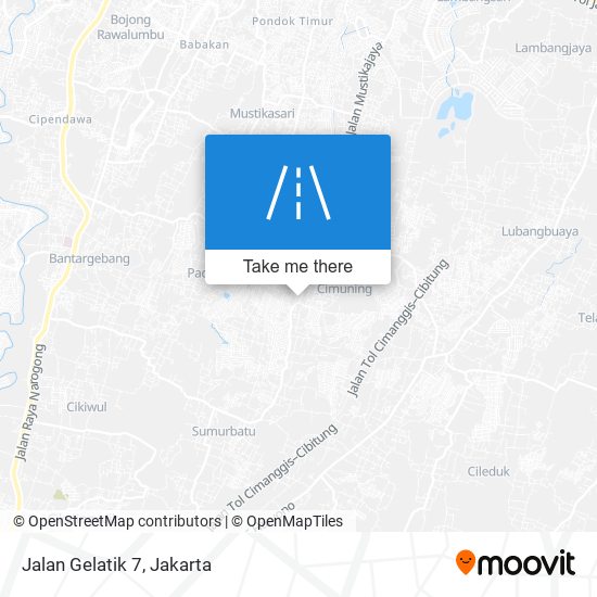 Jalan Gelatik 7 map