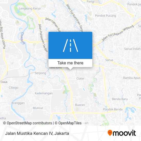 Jalan Mustika Kencan IV map