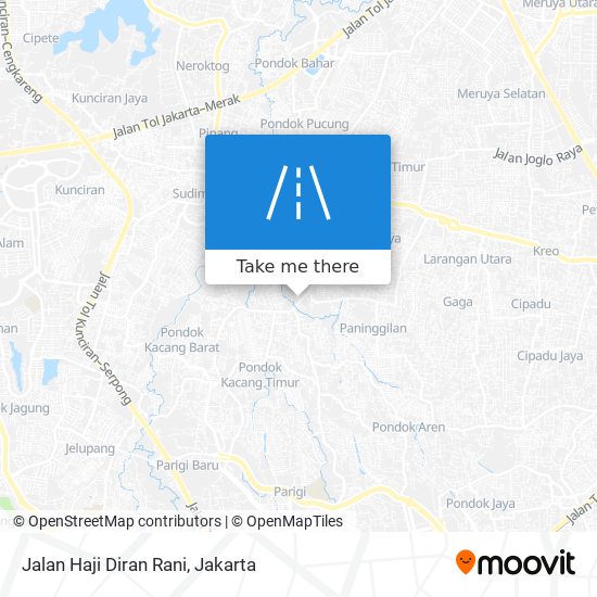 Jalan Haji Diran Rani map