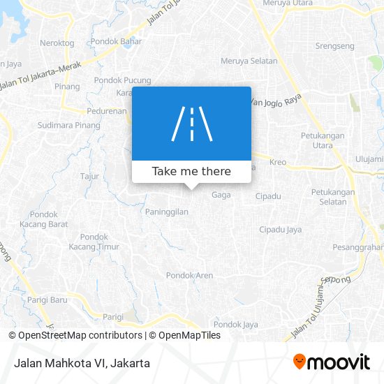 Jalan Mahkota VI map