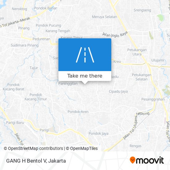 GANG H Bentol V map