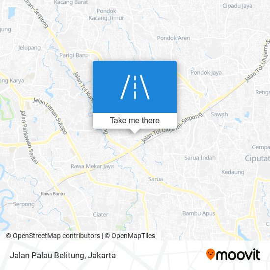 Jalan Palau Belitung map